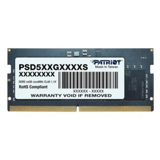 MEMORIA RAM PARA LAPTOP 16GB PATRIOT PSD516G480081S SL DDR5 4800MHZ CL40 1.1V NEGRO