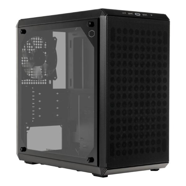 CASE COOLER MASTER Q300L V2 MINI TOWER VENTILADOR 1 DE 120MM CON VIDRIO LATERAL Q300LV2-KGNN-S01 NEGRO