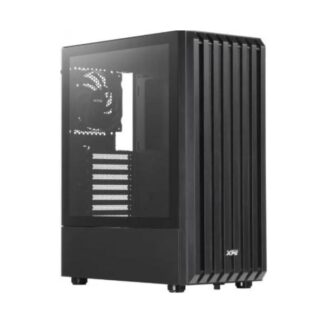 CASE GAMING ADATA XPG VALOR STORM MID TOWER SIN VENTILACIÓN INCLUIDA CON VIDRIO LATERAL Y MALLA FRONTAL VALORSTORMMTWOF-BKCWW NEGRO
