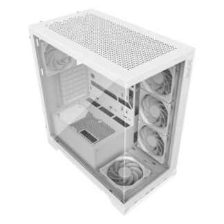 CASE GAMING RGB ADATA XPG INVADER X MID TOWER VENTILADORES 5 DE 120MM CON VIDRIO LATERAL Y FRONTAL INVADERXMT-WHCWW BLANCO