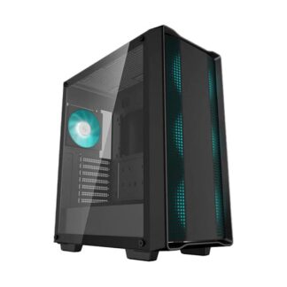 CASE GAMING RGB DEEPCOOL CC560 ARGB V2 MID TOWER VENTILADORES 4 DE 120MM CON VIDRIO LATERAL Y MALLA FRONTAL R-CC560-BKTAA4-G-2 NEGRO