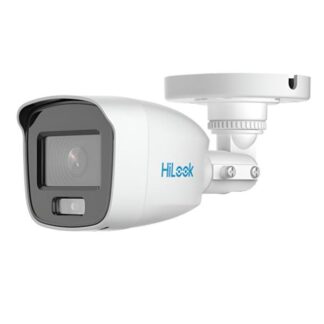 CAMARA MINI BULLET HIKVISION THC-B129-PS(2.8MM)(HILOOK STD) 2 MP COLORVU ALCANCE DE LUZ BLANCA HASTA 20 M IP66 327800174 BLANCO