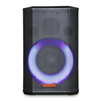 PARLANTE RGB MOONKI MALIBU MAX MS-108LT 100W BLUETOOTH CON 2 MICROFONOS NEGRO