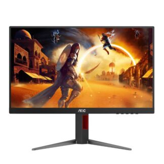 MONITOR 23.8" AOC 24G4 FHD IPS 1920X1080 180 HZ 0.5MS DP HDMI VGA G-SYNC PLANO CON AJUSTE DE ALTURA Y ROTACION NEGRO