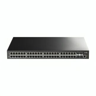 SWITCH CUDY GS5048S4 1.0 PUERTOS 48 × GbE/ 4 × SFP+ DE 10 G ADMINISTRABLE L3 NEGRO