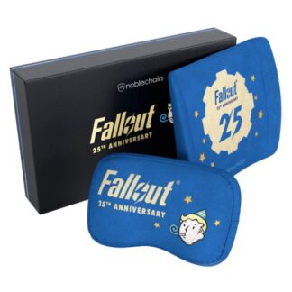 JUEGO DE ALMOHADAS NOBLECHAIRS EDICIÓN FALLOUT ANIVERSARIO 25 NBL-SP-PST-019 AZUL / AMARILLO
