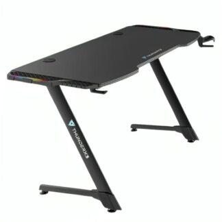 ESCRITORIO GAMER THUNDERX3 ED5 HEX V2 CON SOPORTE PARA HEADSET Y PORTAVASOS TEGD-5028011.11 NEGRO