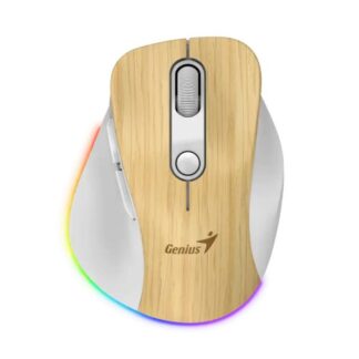 MOUSE RGB GENIUS ERGO 9000S PRO INALÁMBRICO BLUETOOTH 2400 DPI 31030039407 MADERA