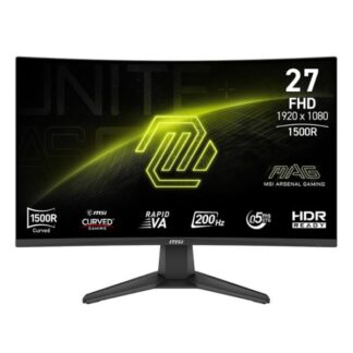 MONITOR MSI MAG 276CF E20 27" CURVO 1920 X 1080 200 HZ ANTI-GLARE HDMI Y DP 9S6-3CE11M-026