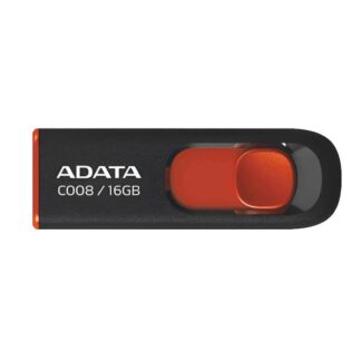MEMORIA USB 16GB ADATA AC00 USB-A 2.0 AC008-16G-RKD NEGRO / ROJO