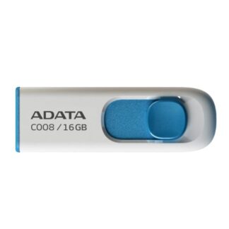 MEMORIA USB 16GB ADATA AC008 USB-A 2.0 AC008-16G-RWE BLANCO / AZUL