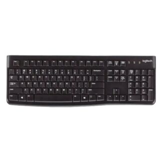 TECLADO LOGITECH K120 CORDED MEMBRANA ALÁMBRICO USB ESPAÑOL 920-004422 NEGRO