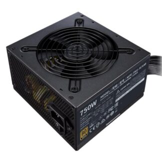 FUENTE DE PODER COOLER MASTER MWE 750 BRONZE V2 80 750W PLUS NO MODULAR ATX MPE-7501-ACAAB-US NEGRO