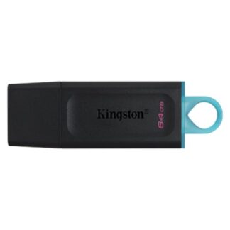 MEMORIA USB 64GB KINGSTON DATA TRAVELER EXODIA USB-A 3.2 GEN 1 DTX/64GB NEGRO / TURQUESA