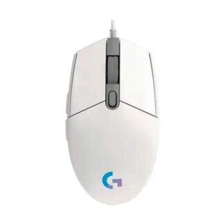 MOUSE GAMING RGB LOGITECH G203 LIGHTSYNC ALÁMBRICO USB 8000 DPI 910-005791 BLANCO