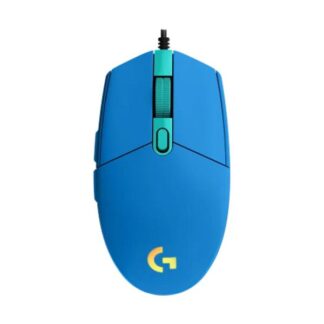 MOUSE GAMING RGB LOGITECH G203 LIGHTSYNC ALÁMBRICO USB 8000 DPI 910-005792 AZUL
