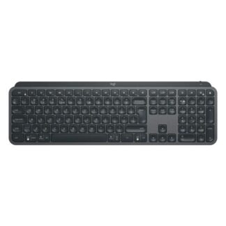 TECLADO LOGITECH MX KEYS FOR BUSINESS MEMBRANA INALÁMBRICO BLUETOOTH INGLÉS 920-010116 NEGRO