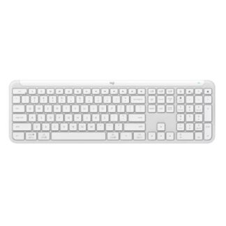 TECLADO LOGITECH SIGNATURE SLIM K950 MEMBRANA INALÁMBRICO BLUETOOTH ESPAÑOL 920-012593 BLANCO