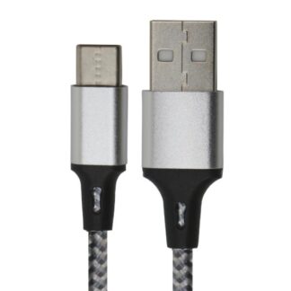 CABLE USB-C A USB-A 2.0 NOVA FAD31218001C CARGA RAPIDA 1.8M NYLON BLANCO