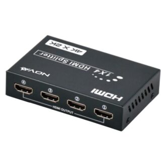 SPLITTER NOVA FAA38214001C DE 4 PUERTOS HDMI 4K@30HZ NEGRO