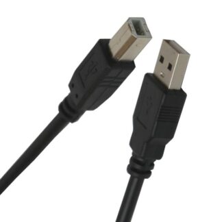 CABLE DE ALIMENTACIÓN PARA IMPRESORAS USB-A 2.0 A USB-B NOVA FAD30118001C 1.8M NEGRO