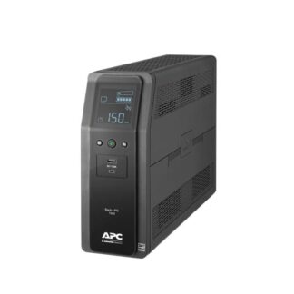 UPS APC BACK 1500VA PERP 10OUT 2USB 60HZ LCD NEGRO BR1500M2-LM