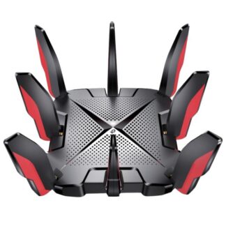 ROUTER TP LINK ARCHER GX90(US) AX6600 TRIBANDA 6600MBPS WIFI6 GAMING PUERTOS WAN/LAN / LAN / USB NEGRO / ROJO