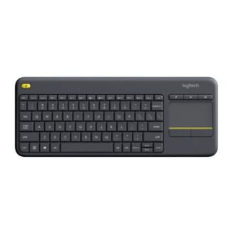 TECLADO LOGITECH K400 PLUS MEMBRANA INALÁMBRICO INGLÉS CON TOUCHPAD INTEGRADO 920-007119 NEGRO