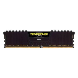 MEMORIA RAM PC 16GB CORSAIR CMK16GX4M1E3200C16 DDR4 3200 MHZ CL16 1.35 V LPX. DISIPADOR ALUMINIO. XMP 2.0 DIMM 288 PINES NEGRO