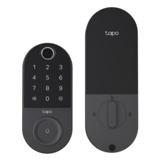 CERRADURA INTELIGENTE TP LINK TAPO DL110(US) TECLADO DIGITAL CON HUELLA WI-FI / BLUETOOTH NEGRO