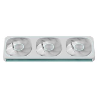 ABANICO ARGB FORMULA V LINE TRIPLE FAN AIR FUSION 3 WH 360MM 4 PIN PWM + 3 PIN ARGB 4711401664314 BLANCO