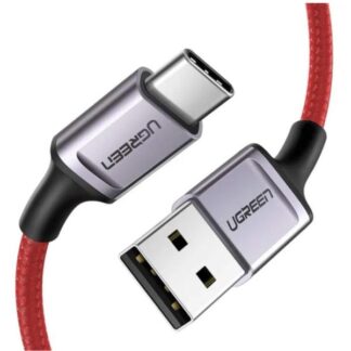 CABLE UGREEN US505 USB 2.0 A USB-C 6A 1M 20527 ROJO