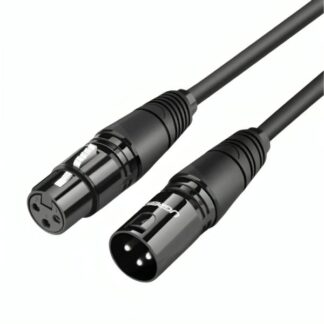 CABLE UGREEN AV130 CANON MACHO A HEMBRA EXTENSION MICROFONO 5M 20712 NEGRO