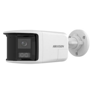 CÁMARA BULLET HIKVISION DS-2CD1T63G2P-LIUF/SL(2.8MM)(O-STD) (E) 6MP LENTE DUAL 180° SMART HYBRID LIGHT H.265+ IP67 311329709 BLANCO