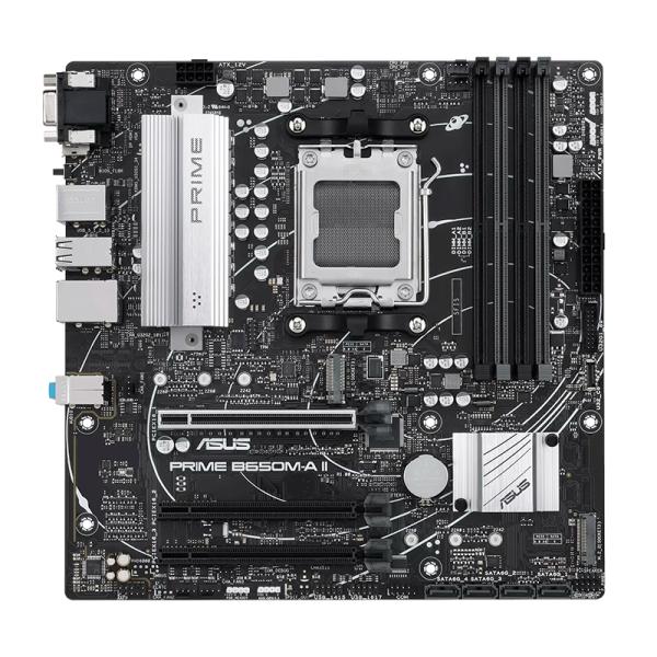 TARJETA MADRE ASUS PRIME B650M-A II-CSM AM5 M-ATX DDR5 NEGRO / BLANCO