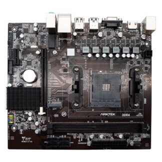 TARJETA MADRE ARKTEK AK-A320M EG AM4 MICRO-ATX DDR4 NEGRO