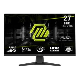 MONITOR MSI MAG 272F 27" PLANA 1920 X 1080 FHD 200HZ RAPID IPS ADAPTIVE-SYNC HMDI / DISPLAYPORT 9S6-3CE51T-002
