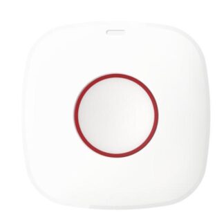 BOTON DE EMERGENCIA INALAMBRICO HIKVISION DS-PDEB1-EG2-WB(B) RF 433 MHZ (TRI-X WIRELESS) ACTIVACION DE EMERGENCIA IP66 / ALCANCE HASTA 800 M 314300346 BLANCO