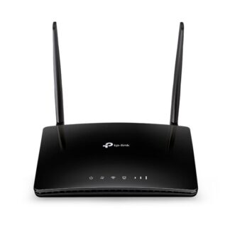 ROUTER TP LINK ARCHER MR200(EU) 2.4 GHZ 5 GHZ AC750 4G LTE DUAL BAND PUERTOS LAN / LAN/WAN NEGRO