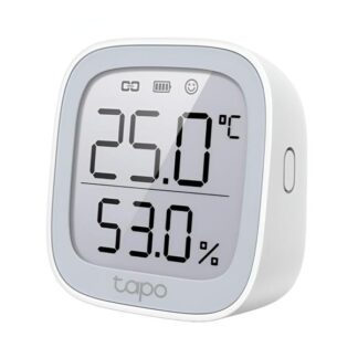 SENSOR DE HUMEDAD Y TEMPERATURA INTELIGENTE TP LINK T315 US AUTOMATIZACION DEL HOGAR BLANCO BLANCO