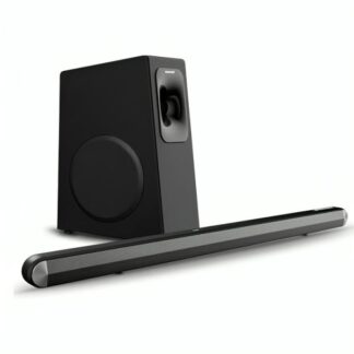 BARRA DE SONIDO MOONKI MX-SB140BT21 140W BLUETOOTH HDMI ARC OPTICAL AUX SUBWOOFER INALAMBRICO NEGRO