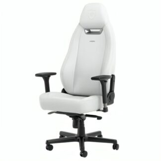 SILLA GAMING ERGONÓMICA NOBLECHAIRS LEGEND CUERO SINTÉTICO NBL-LGD-GER-WED BLANCO