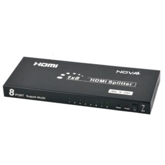 SPLITTER NOVA HDMI 8 PUERTOS 4K 30HZ FAA38318001C NEGRO