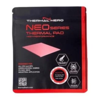 PARCHE TÉRMICO THERMAL HERO NEO PAD EDICION OVERCLOCK 13W/M K 1.0MM CPU/GPU 100x100MM TH-412110-OC ROSADO