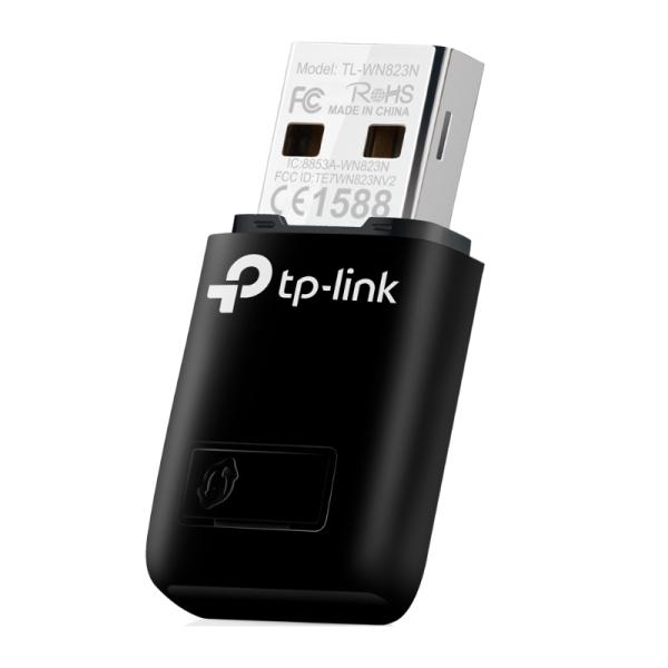 ADAPTADOR TP-LINK TL-WN823N USB WI-FI 2.4 GHZ MINI SIZE NEGRO