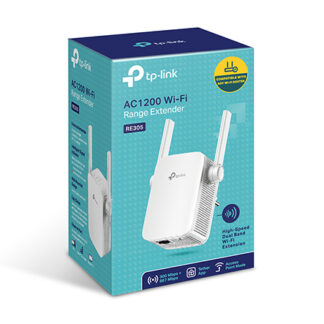 AMPLIFICADOR DE SEÑAL TP LINK TL-RE305 AC1200 WIFI BLANCO