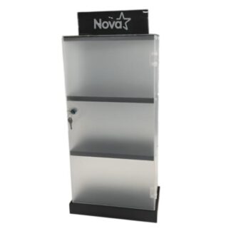 DISPLAY NOVA DE ACRILICO 320 X 170 X 600 MM CON LOGO NOVA IMPRESO FD321760001C1C NEGRO