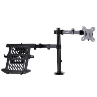 SOPORTE DE ESCRITORIO PARA MONITOR Y LAPTOP NOVA FDBM2008002C 14 PULG-32 PULG VESA 75X75 100X100 8KG NEGRO