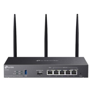 ROUTER VPN GIGABIT OMADA TP-LINK ER706W AX3000 WIFI 6 BALANCEO DE CARGA MULTI-WAN NEGRO