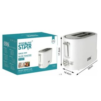 TOSTADORA WINNING STAR ST-2101 750W 7 NIVELES MBJ-729-WST-110V-16980 BLANCO